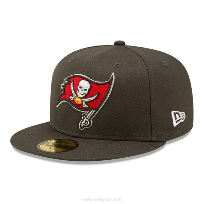 New Era tampa bay buccaneers side patch donkergrijs 59fifty fitted cap BT241027