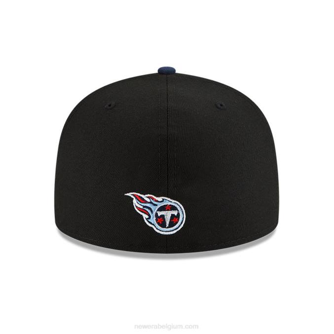 New Era tenessee titans nfl draft black 59fifty getailleerde pet BT24793