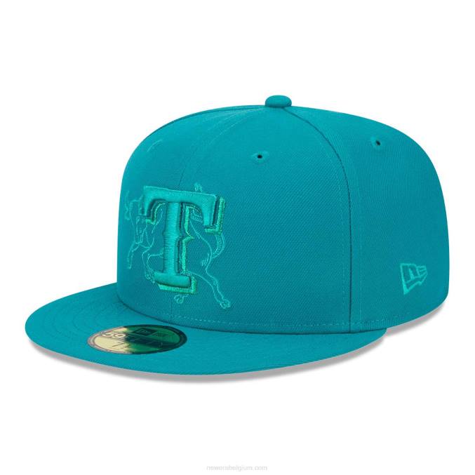 New Era texas rangers zodiac groen 59fifty getailleerde pet BT241277