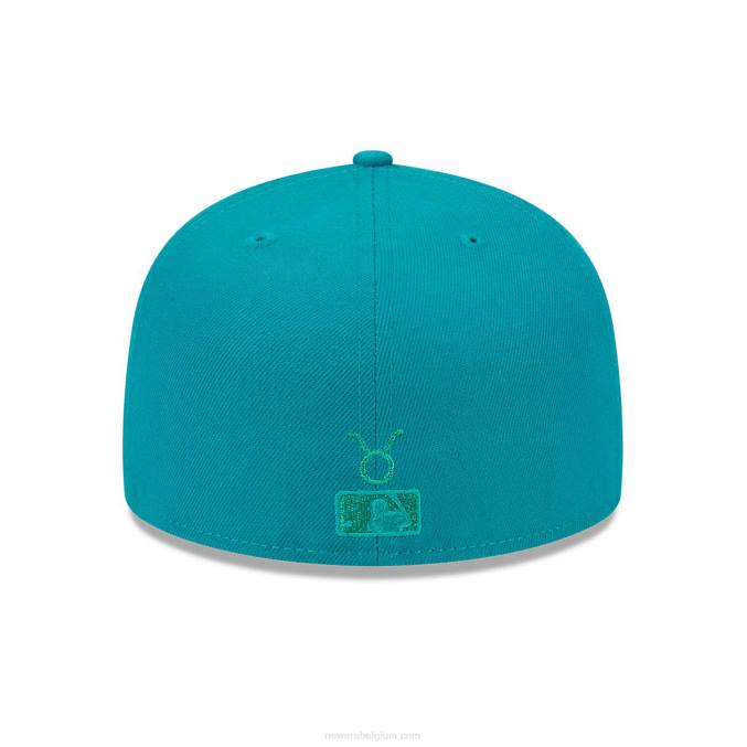 New Era texas rangers zodiac groen 59fifty getailleerde pet BT241277