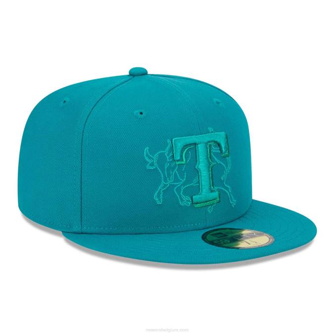 New Era texas rangers zodiac groen 59fifty getailleerde pet BT241277