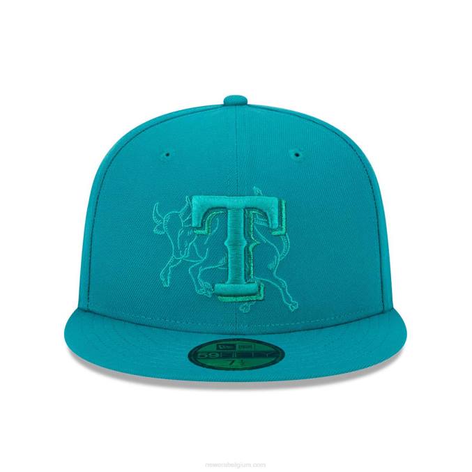 New Era texas rangers zodiac groen 59fifty getailleerde pet BT241277
