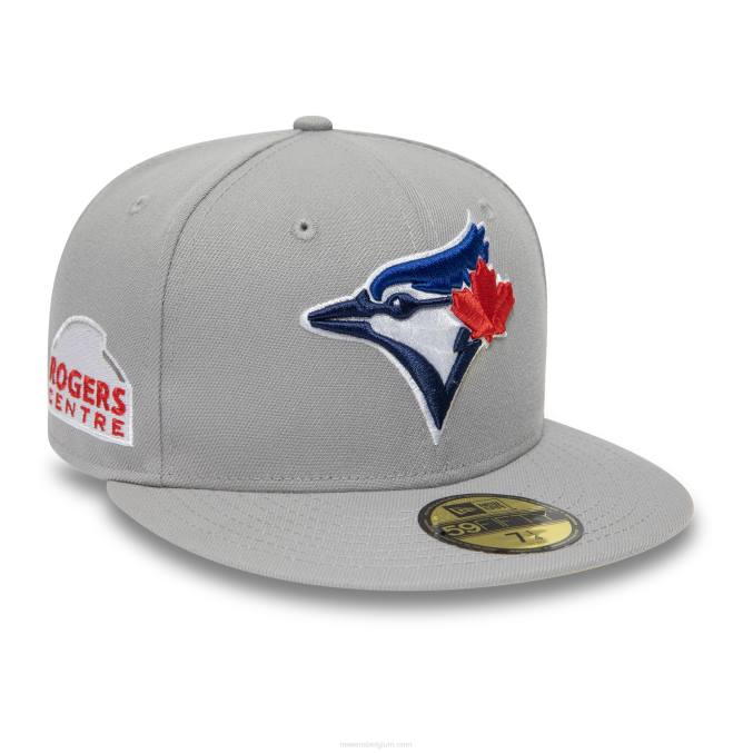 New Era toronto blue jays american league stadium grijs 59fifty getailleerde pet BT241227