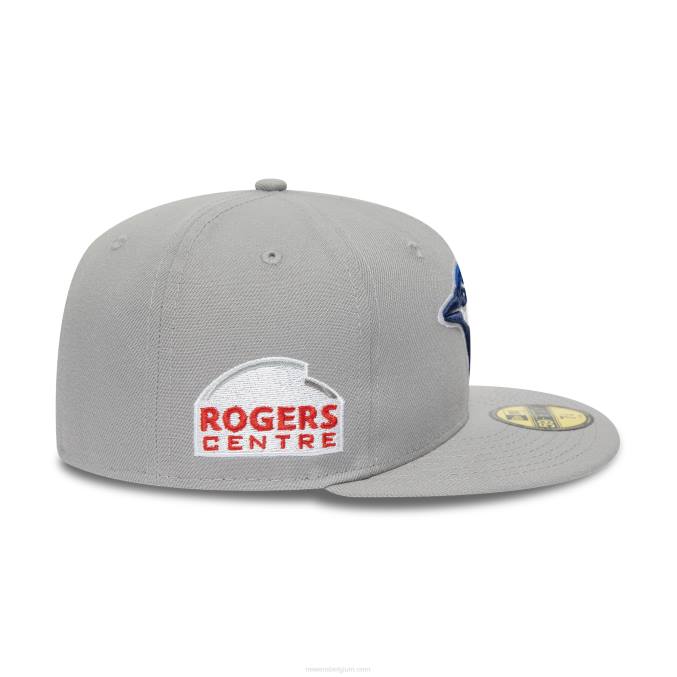 New Era toronto blue jays american league stadium grijs 59fifty getailleerde pet BT241227