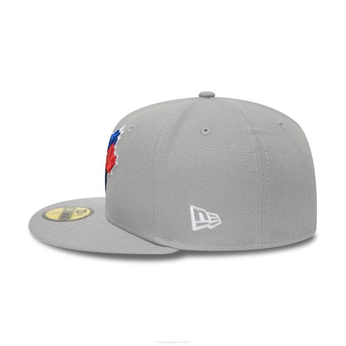 New Era toronto blue jays american league stadium grijs 59fifty getailleerde pet BT241227