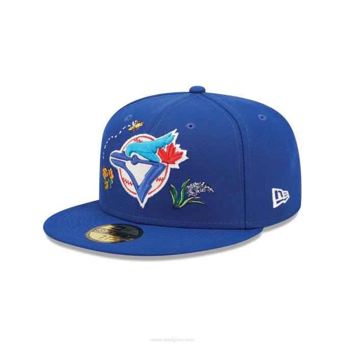 New Era toronto blue jays aquarel bloemen blauw 59fifty cap BT241076
