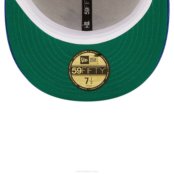 New Era toronto blue jays cooperstown blauwe 59fifty getailleerde pet BT2438