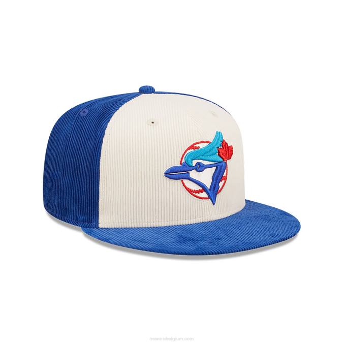 New Era toronto blue jays cooperstown blauwe 59fifty getailleerde pet BT2438