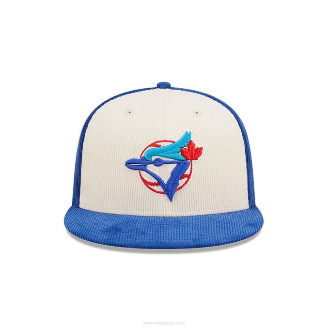 New Era toronto blue jays cooperstown blauwe 59fifty getailleerde pet BT2438
