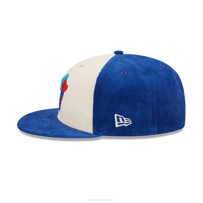 New Era toronto blue jays cooperstown blauwe 59fifty getailleerde pet BT2438