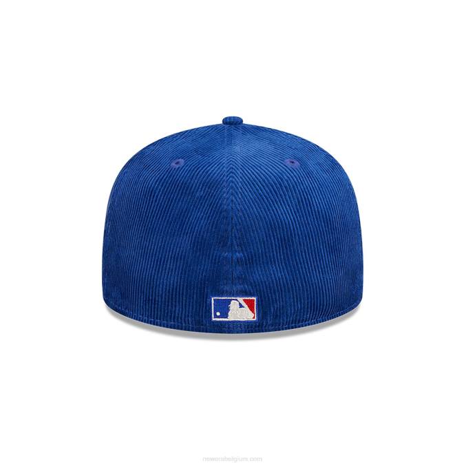 New Era toronto blue jays cooperstown blauwe 59fifty getailleerde pet BT2438