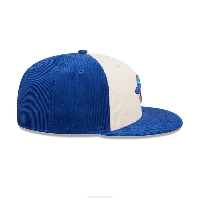New Era toronto blue jays cooperstown blauwe 59fifty getailleerde pet BT2438