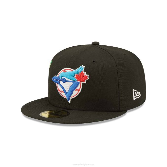 New Era toronto blue jays fruit zwart 59fifty getailleerde pet BT241420
