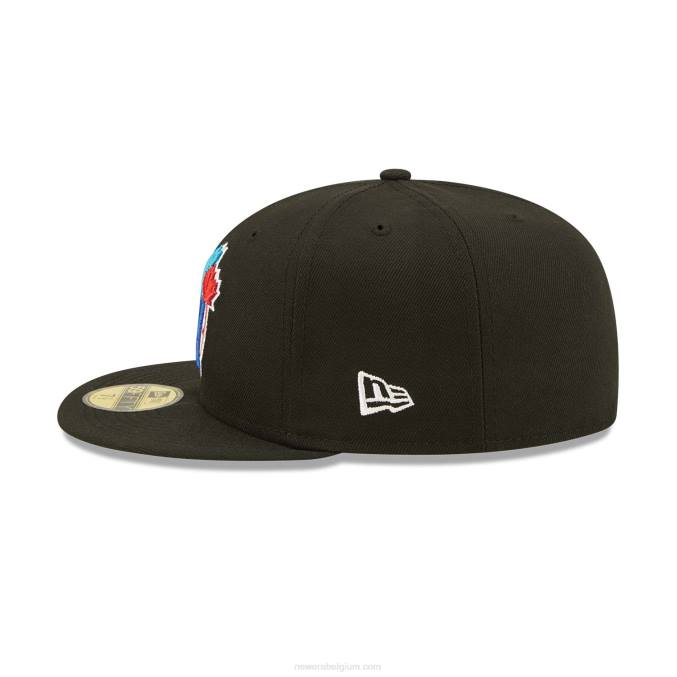 New Era toronto blue jays fruit zwart 59fifty getailleerde pet BT241420