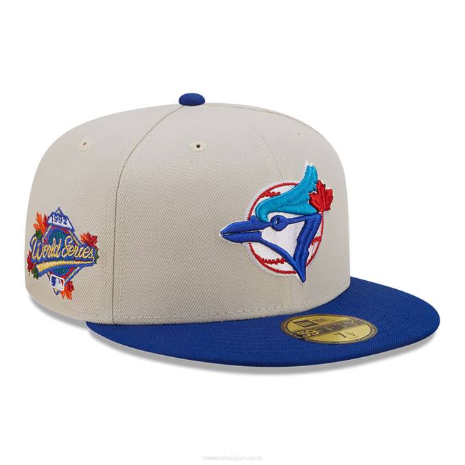 New Era toronto blue jays herfst klassieke witte 59fifty pet BT24532