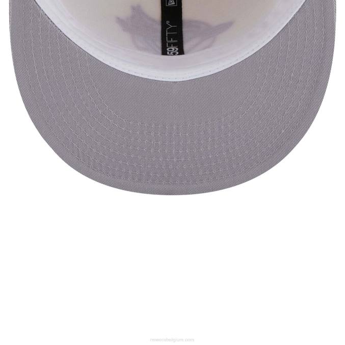 New Era toronto blue jays jubileum grijze 59fifty getailleerde pet BT24682