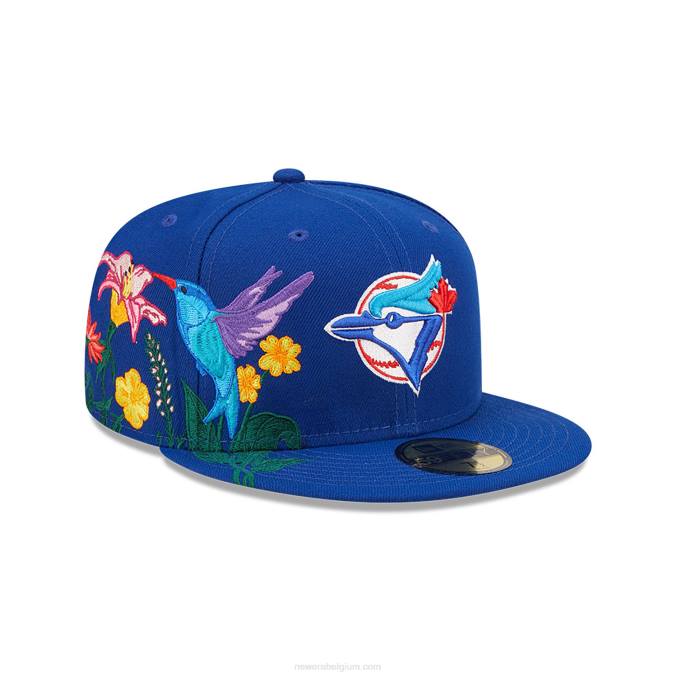 New Era toronto blue jays mlb blooming blue 59fifty getailleerde pet BT24527