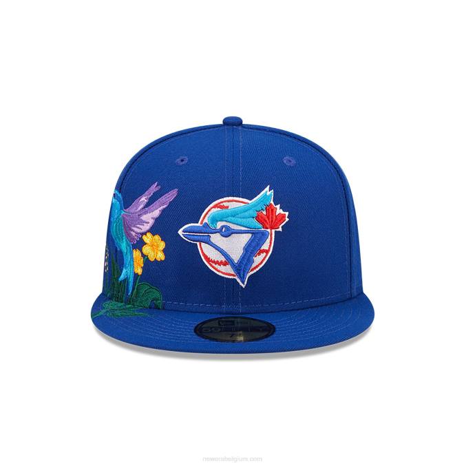 New Era toronto blue jays mlb blooming blue 59fifty getailleerde pet BT24527