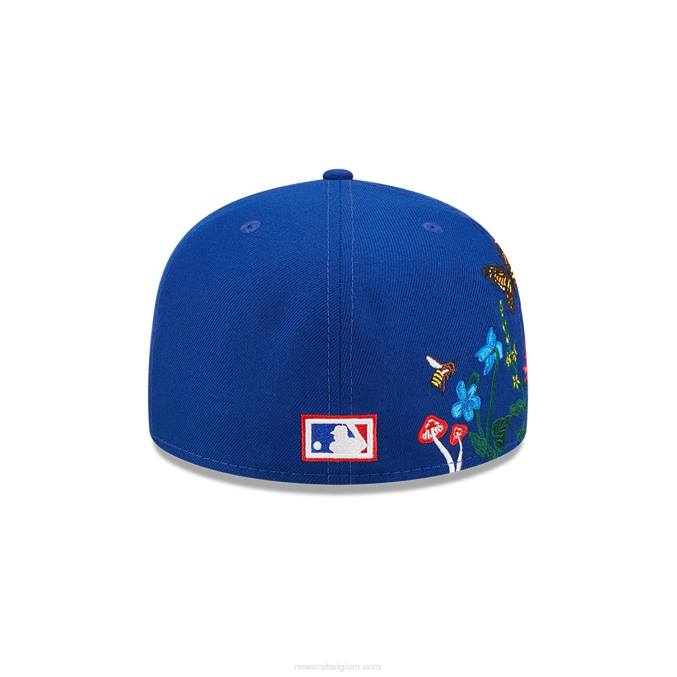 New Era toronto blue jays mlb blooming blue 59fifty getailleerde pet BT24527