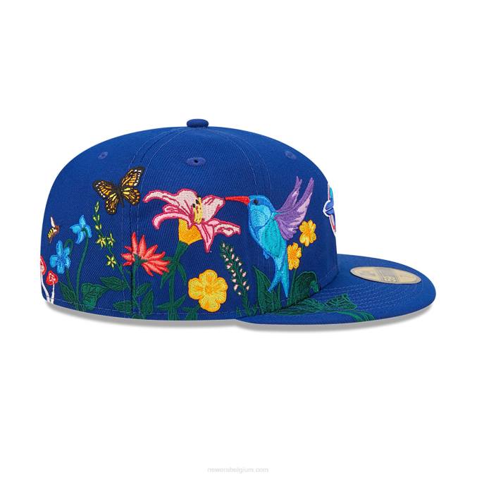 New Era toronto blue jays mlb blooming blue 59fifty getailleerde pet BT24527