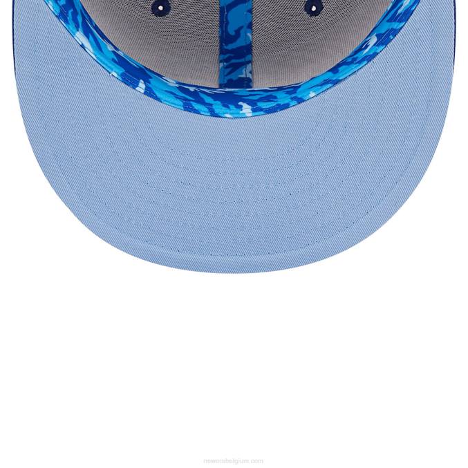 New Era toronto blue jays monocamo blauwe 59fifty getailleerde pet BT241003