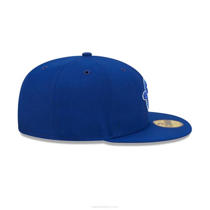 New Era toronto blue jays monocamo blauwe 59fifty getailleerde pet BT241003