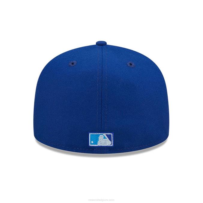 New Era toronto blue jays monocamo blauwe 59fifty getailleerde pet BT241003