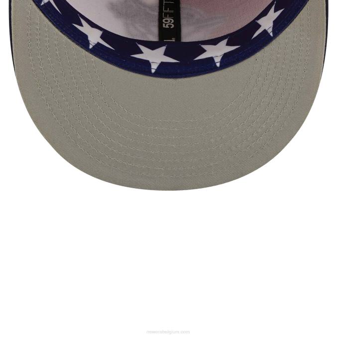 New Era toronto blue jays pinwheel americana rode 59fifty getailleerde pet BT24170