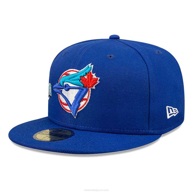 New Era toronto blue jays stateview blauwe 59fifty getailleerde pet BT24867
