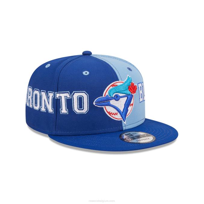 New Era toronto blue jays teamsplit blauwe 9fifty snapback pet BT242091