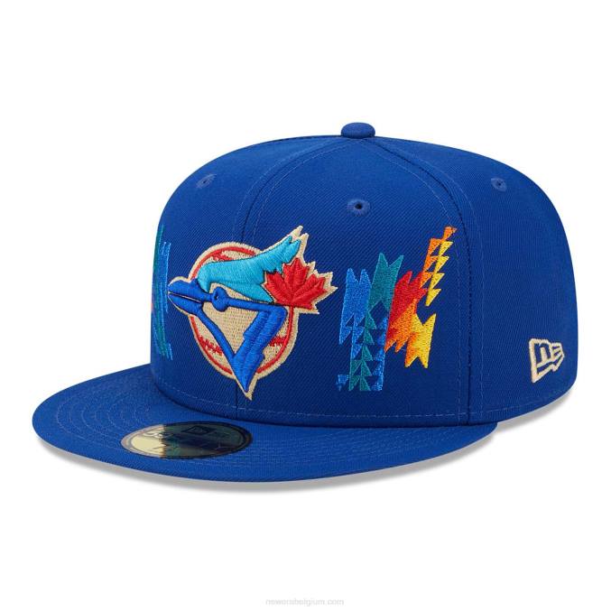 New Era toronto blue jays zuidwestelijke blauwe 59fifty getailleerde pet BT24881