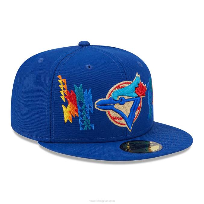 New Era toronto blue jays zuidwestelijke blauwe 59fifty getailleerde pet BT24881