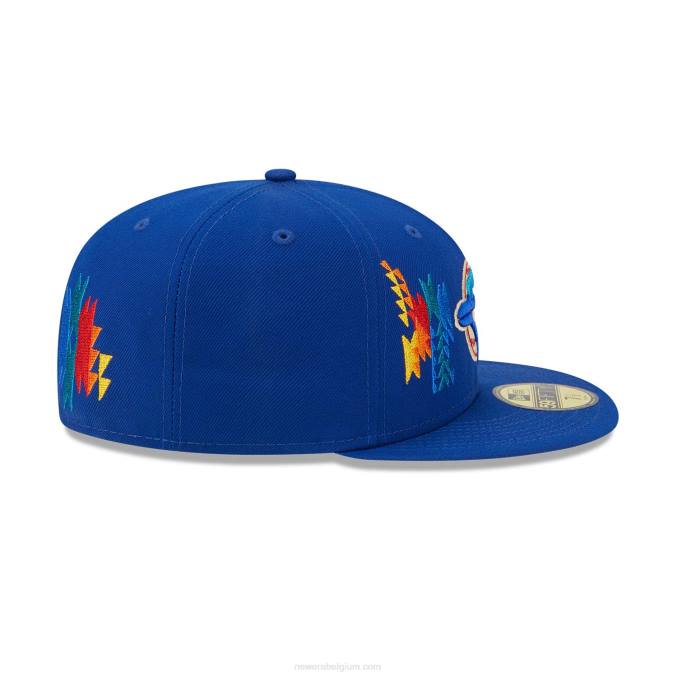 New Era toronto blue jays zuidwestelijke blauwe 59fifty getailleerde pet BT24881