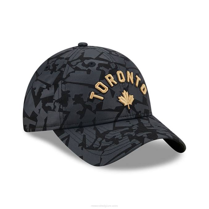 New Era toronto raptors authentics city edition donkergrijze 9twenty verstelbare pet BT242225