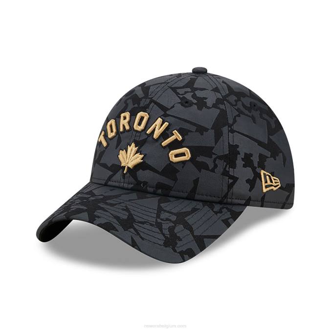 New Era toronto raptors authentics city edition donkergrijze 9twenty verstelbare pet BT242225