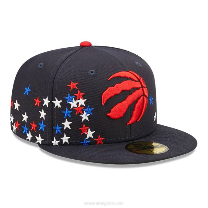 New Era toronto raptors nba americana marine 59fifty getailleerde pet BT24909