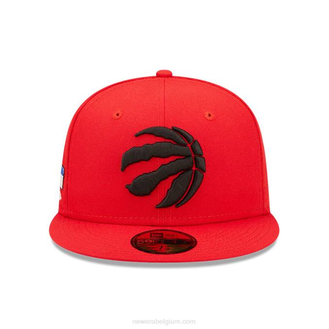 New Era toronto raptors nba cloud red 59fifty getailleerde pet BT24788