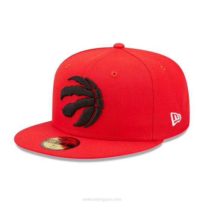 New Era toronto raptors nba cloud red 59fifty getailleerde pet BT24788