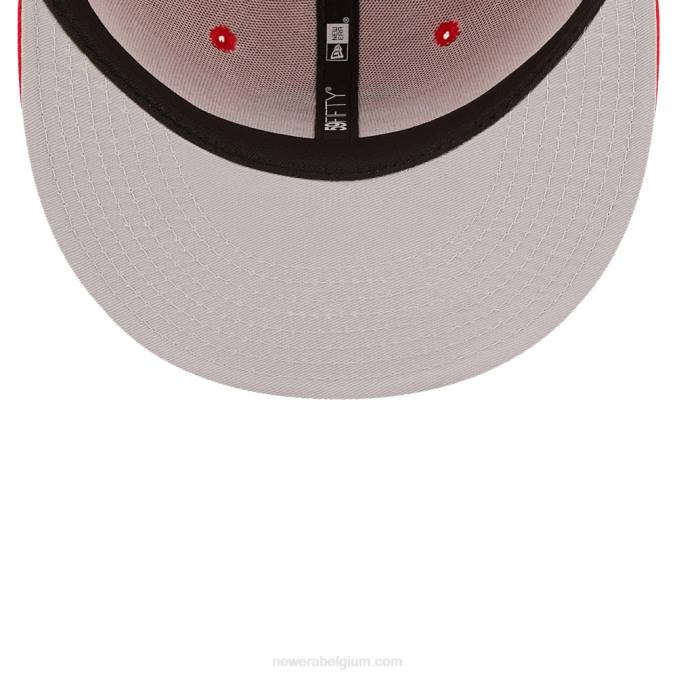 New Era toronto raptors nba cloud red 59fifty getailleerde pet BT24788