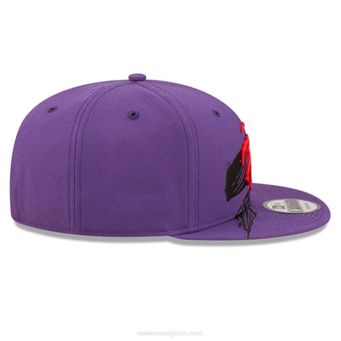 New Era toronto raptors nba sweep paarse 9fifty snapback pet BT242081