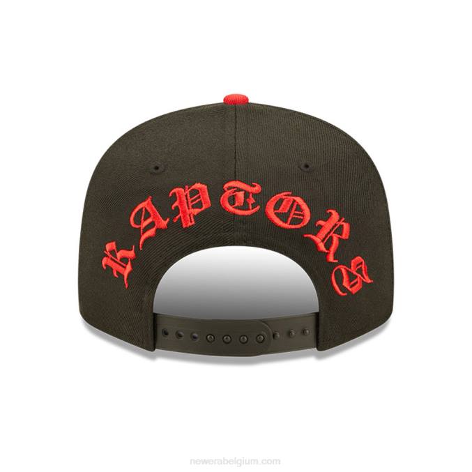 New Era toronto raptors nba zwarte letter arch zwarte 9fifty snapback cap BT242027