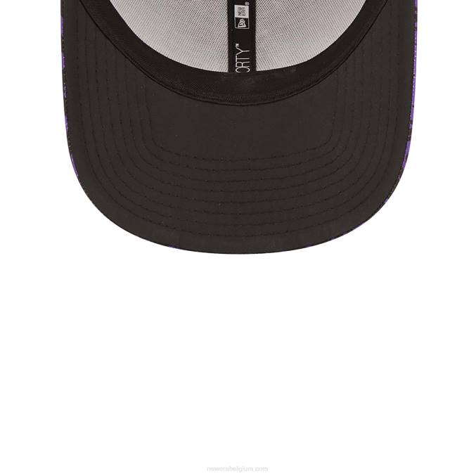 New Era tottenham hotspur fc all-over print zwarte 9forty verstelbare pet BT241664