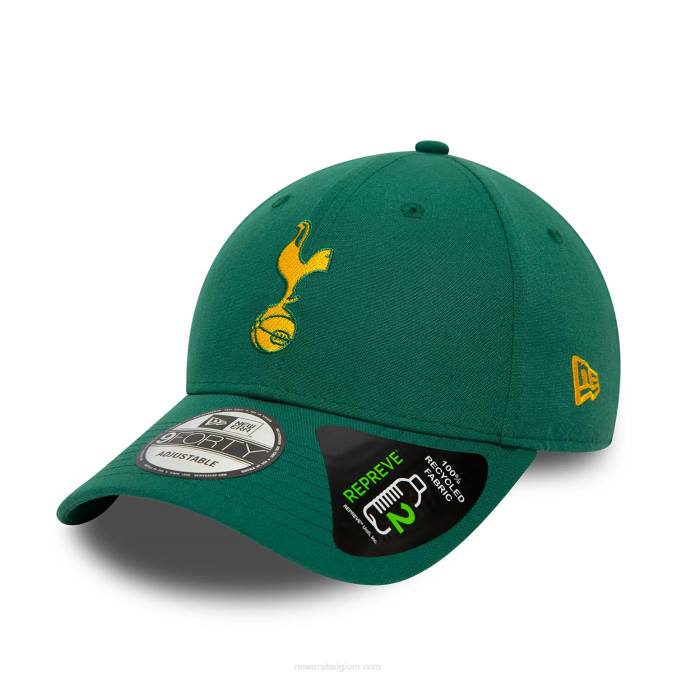 New Era tottenham hotspur fc repreve en vlag 2023 groene 9forty verstelbare pet BT241457