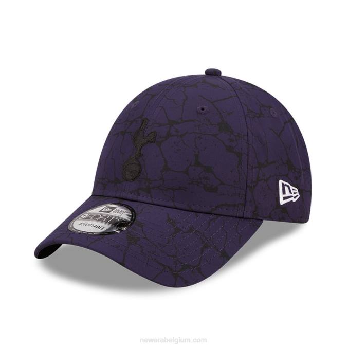 New Era tottenham hotspur marmeren print blauw 9forty verstelbare pet BT241502
