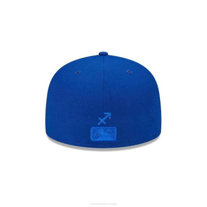 New Era tucson sidewinders zodiac blauw 59fifty getailleerde pet BT241335