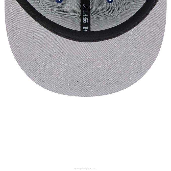 New Era tucson sidewinders zodiac blauw 59fifty getailleerde pet BT241335