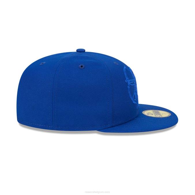 New Era tucson sidewinders zodiac blauw 59fifty getailleerde pet BT241335