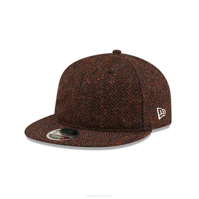 New Era tweed open bruine 9fifty snapback pet BT241924