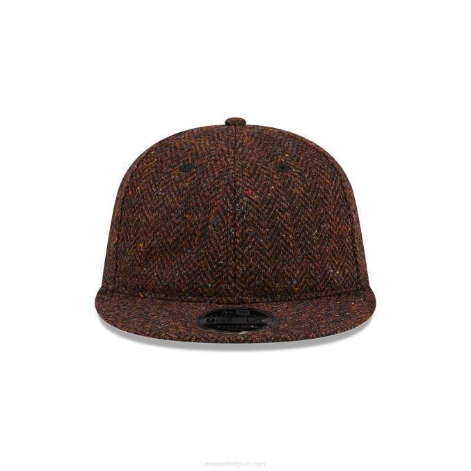New Era tweed open bruine 9fifty snapback pet BT241924