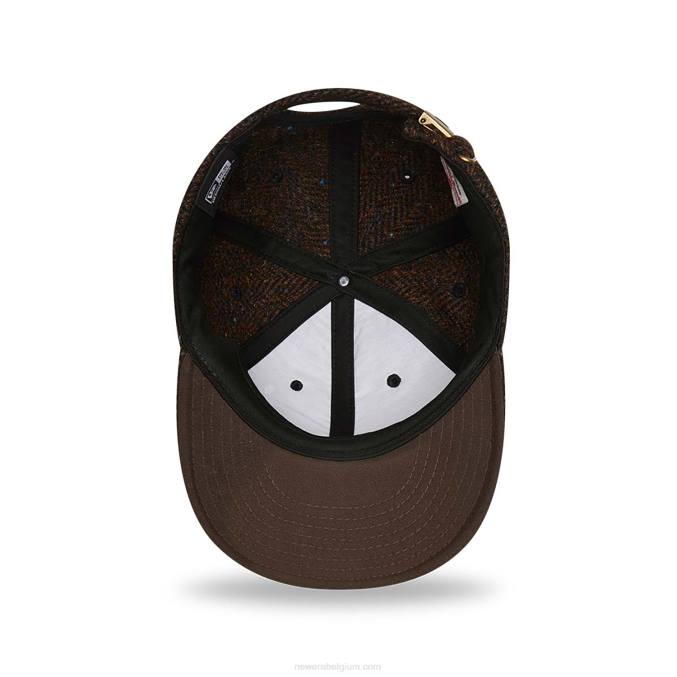 New Era tweed open bruine 9fifty snapback pet BT241924